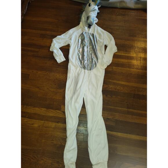 New Adult Unisex Unicorn Union Suit Pajamas Costume Rainbow Tail /Mane Size M - Picture 1 of 6